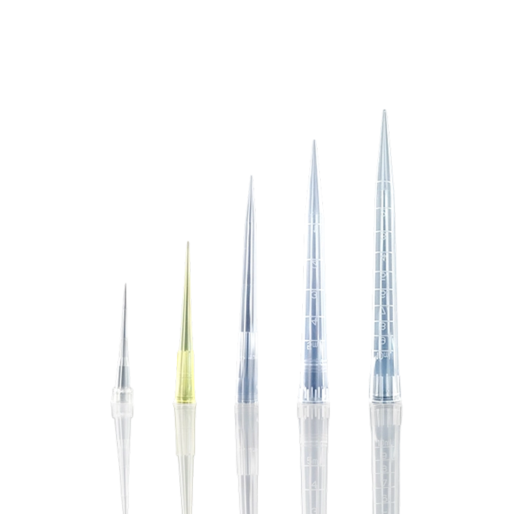 Qiujing No Heat Source Bagged Racked Clear Low Retention Laboratory Pipette Tips